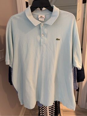 Lacoste Light Blue Men's Classic Pique Polo